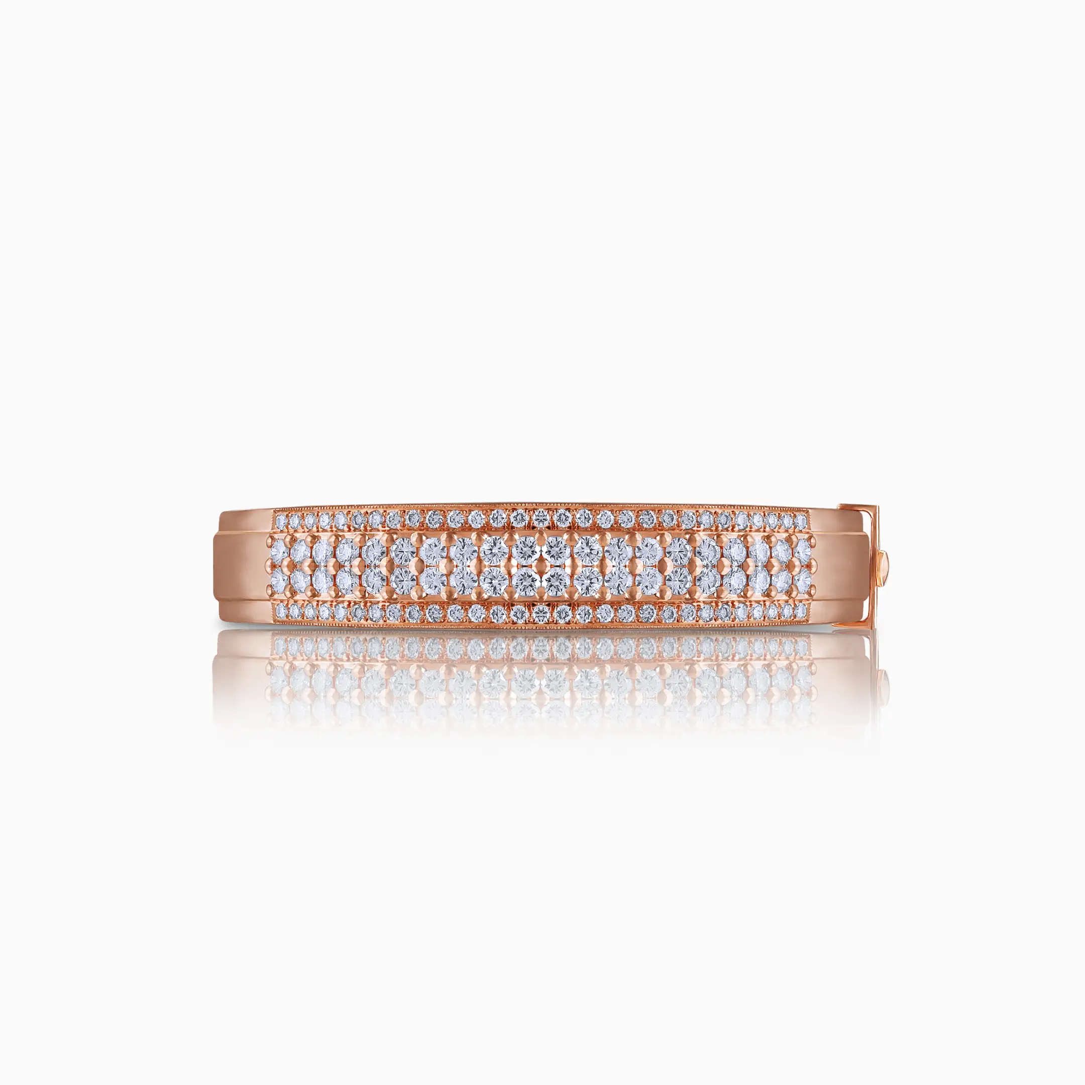 Aurora Diamond Rose Gold Bangle