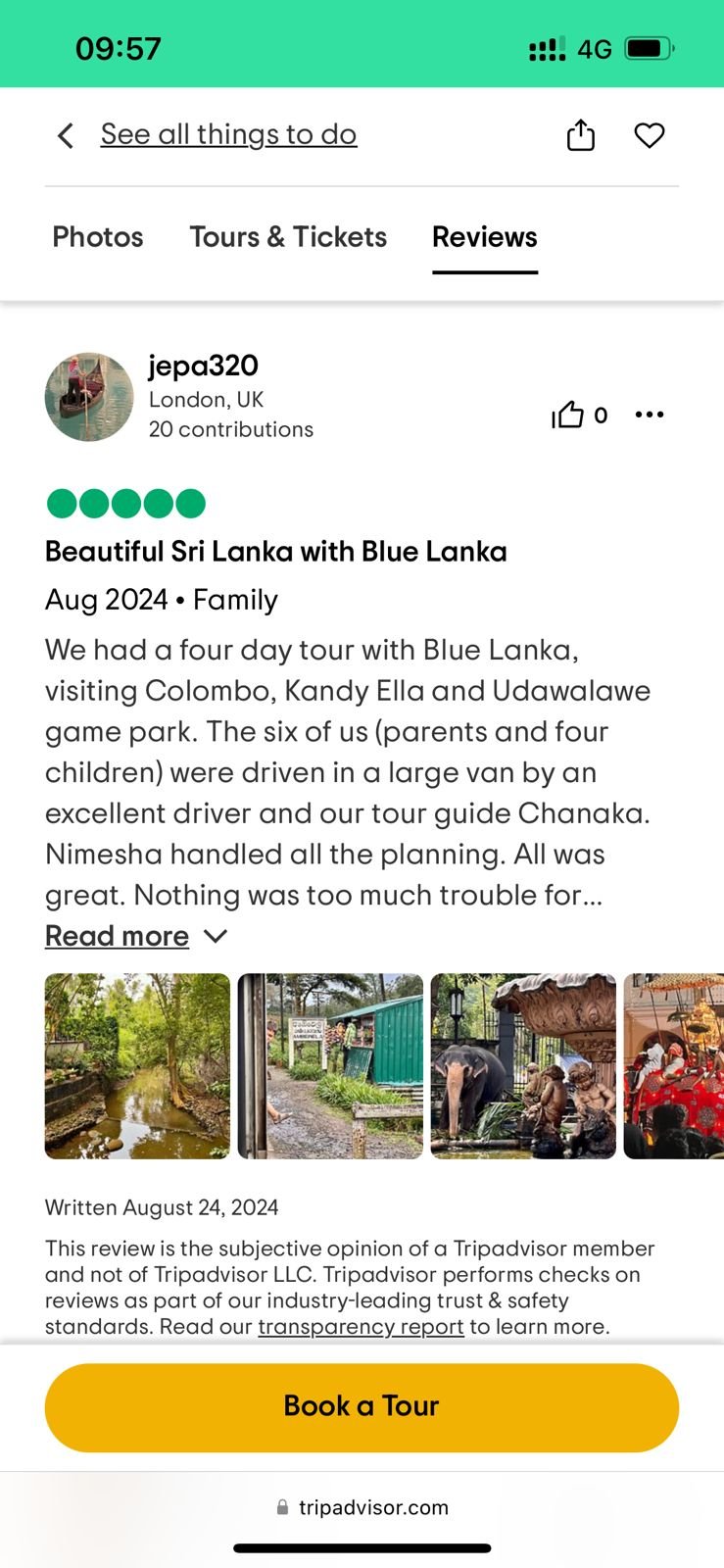 TripAdvisor Review